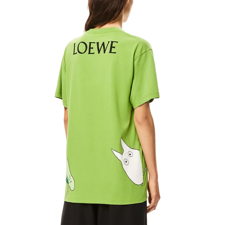 Purchase (W) Camiseta Gráfica Verde LOEWE x Totoro SS21 S848Y22X04-4094