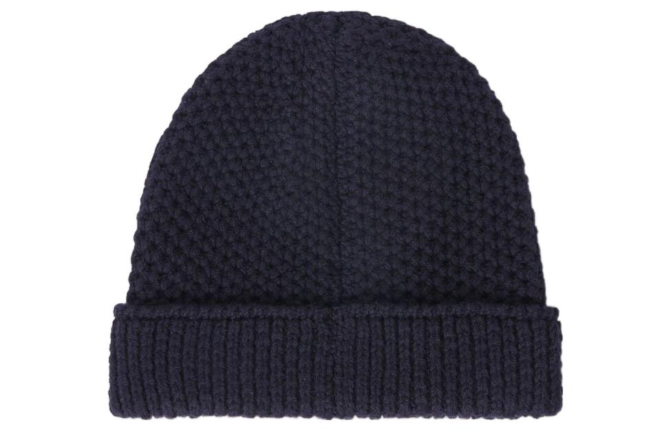 Lookbook (W) Loro Piana Topi Beanie Rajut Kasmir Biru Elegan Klasik. FAE1298W000