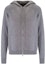 Order (W) Cárdigan Suéter con Capucha Color Gris Sólido Loro Piana. FAG3599MF99