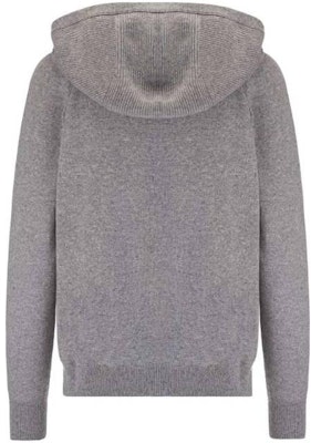 (W) Cárdigan Suéter con Capucha Color Gris Sólido Loro Piana. FAG3599MF99 Lookbook (W) Cárdigan Suéter con Capucha Color Gris Sólido Loro Piana. FAG3599MF99