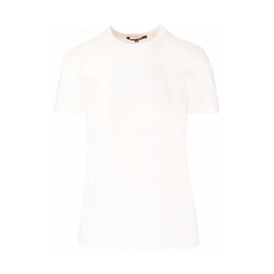 (Women) Loro Piana SS22 White Crewneck Short-Sleeve T-Shirt FAI50691000