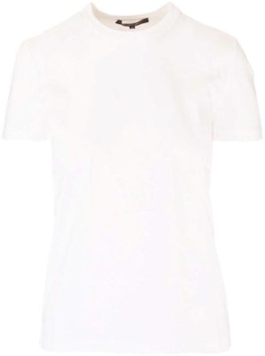 (W) ロロピアーナ SS22 ホワイト クルーネック 半袖 Tシャツ FAI50691000 Order (W) ロロピアーナ SS22 ホワイト クルーネック 半袖 Tシャツ FAI50691000