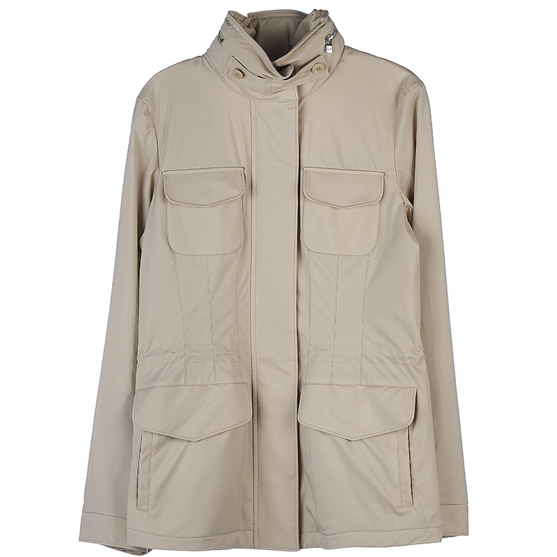 (Women) Loro Piana SS23  Multi-Pocket Long Sleeve Jacket Off-White. FAF8482D235