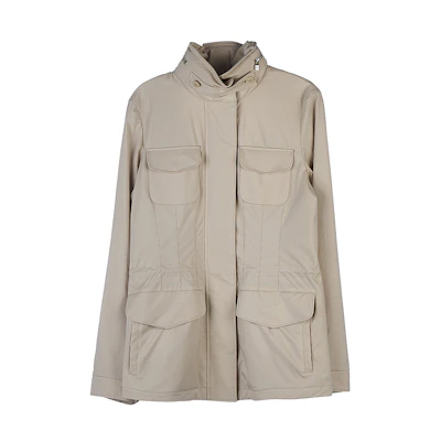 (Women) Loro Piana SS23 Multi-Pocket Long Sleeve Jacket Off-White. FAF8482D235