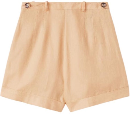 (W) ロロピアーナ SS24 カジュアル ミッドライズ ショーツ ライトジンセンイエロー. FAN8189E0B5 Lookbook (W) ロロピアーナ SS24 カジュアル ミッドライズ ショーツ ライトジンセンイエロー. FAN8189E0B5