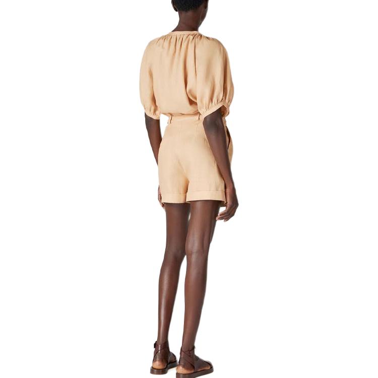 Purchase (W) ロロピアーナ SS24 カジュアル ミッドライズ ショーツ ライトジンセンイエロー. FAN8189E0B5