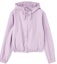 Buy (W) ロロピアーナ SS24 ソリッドジップポケットフーディーボンバージャケット ライトパープル FAN6636401F