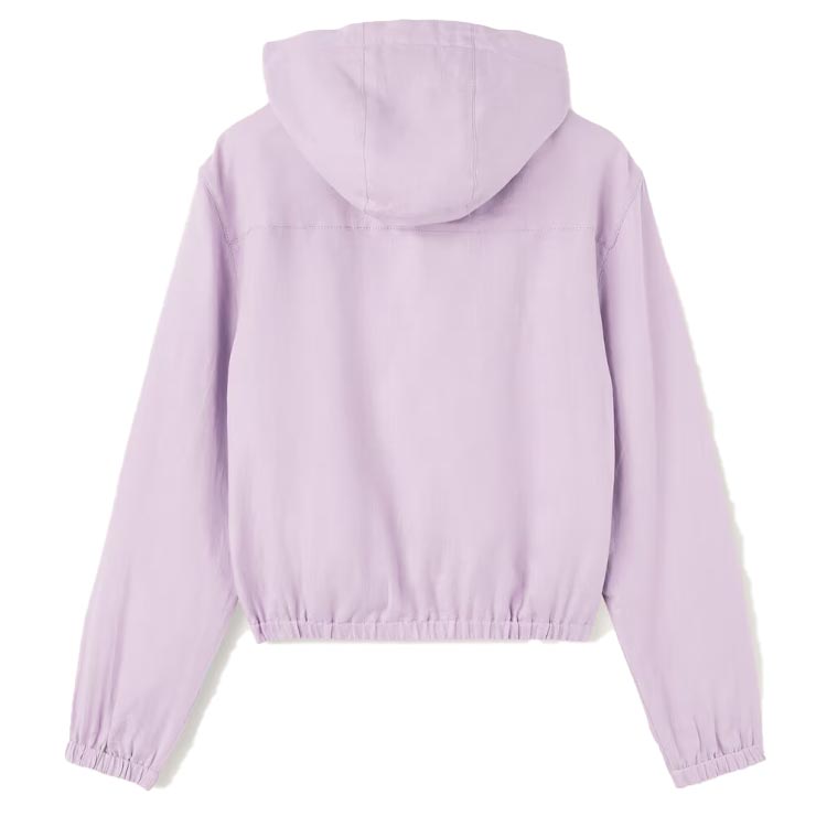 Lookbook (W) ロロピアーナ SS24 ソリッドジップポケットフーディーボンバージャケット ライトパープル FAN6636401F