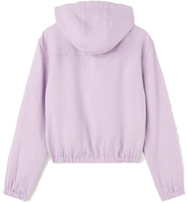 (W) ロロピアーナ SS24 ソリッドジップポケットフーディーボンバージャケット ライトパープル FAN6636401F Lookbook (W) ロロピアーナ SS24 ソリッドジップポケットフーディーボンバージャケット ライトパープル FAN6636401F