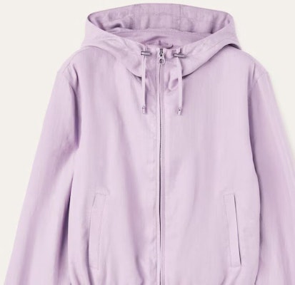 (W) ロロピアーナ SS24 ソリッドジップポケットフーディーボンバージャケット ライトパープル FAN6636401F Purchase (W) ロロピアーナ SS24 ソリッドジップポケットフーディーボンバージャケット ライトパープル FAN6636401F