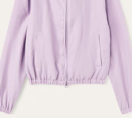 (W) ロロピアーナ SS24 ソリッドジップポケットフーディーボンバージャケット ライトパープル FAN6636401F Details for (W) ロロピアーナ SS24 ソリッドジップポケットフーディーボンバージャケット ライトパープル FAN6636401F
