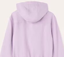 Cheap (W) Loro Piana SS24純色拉鍊口袋連帽飛行外套 淺紫色. FAN6636401F