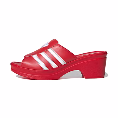 (W) Lotta Volkova adidas Trefoil Mules 'Red'