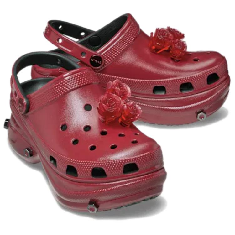 Lookbook (W) Louane x Crocs 经典贝式洞洞鞋 '红玫瑰' 211427-063
