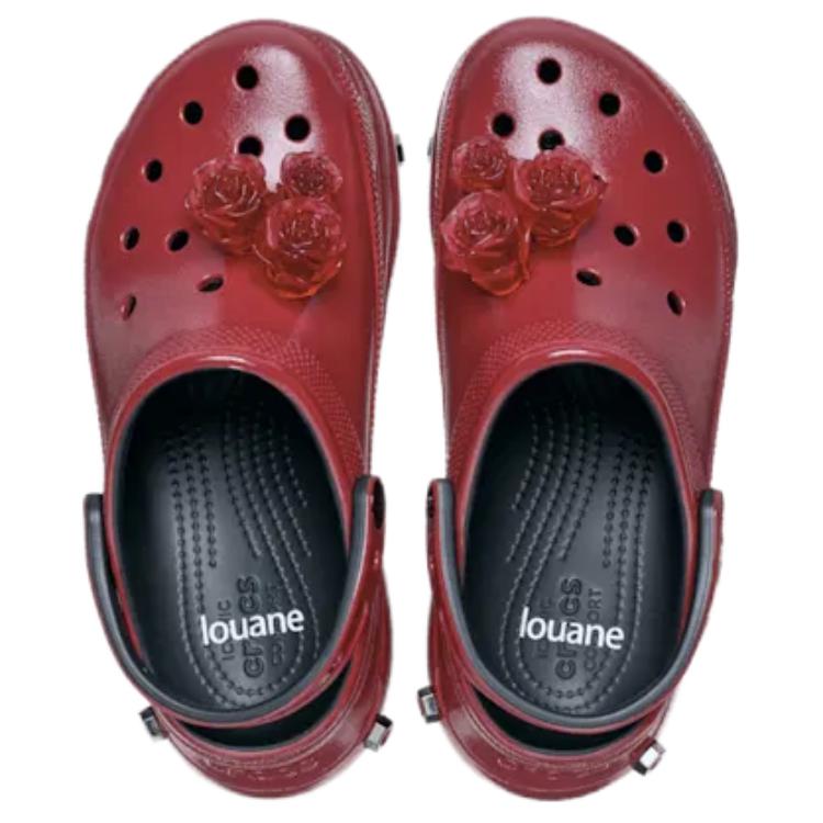 Shop (W) Louane x Crocs 经典贝式洞洞鞋 '红玫瑰' 211427-063
