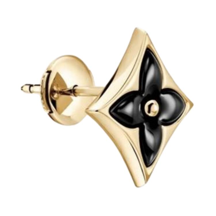 (Women) LOUIS VUITTON 18K Gold  Earrings - Gold Personalized Design Q16639 圖 3