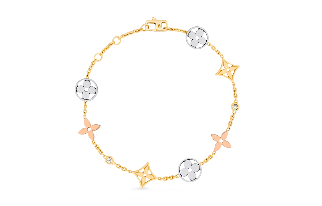 (Women) LOUIS VUITTON 18K Gold Diamond Bracelet for Women - Luxury Jewelry Series. Q95286