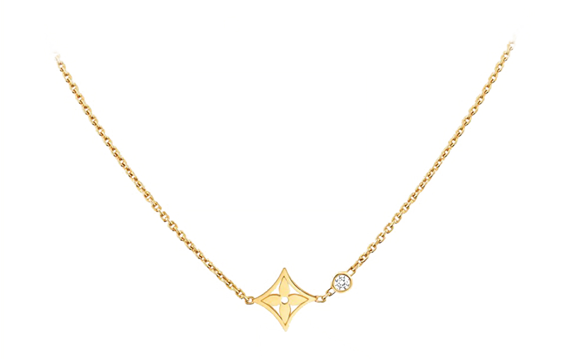 (Women) LOUIS VUITTON 18K Gold Diamond Fashion Necklace Q93280 圖 2
