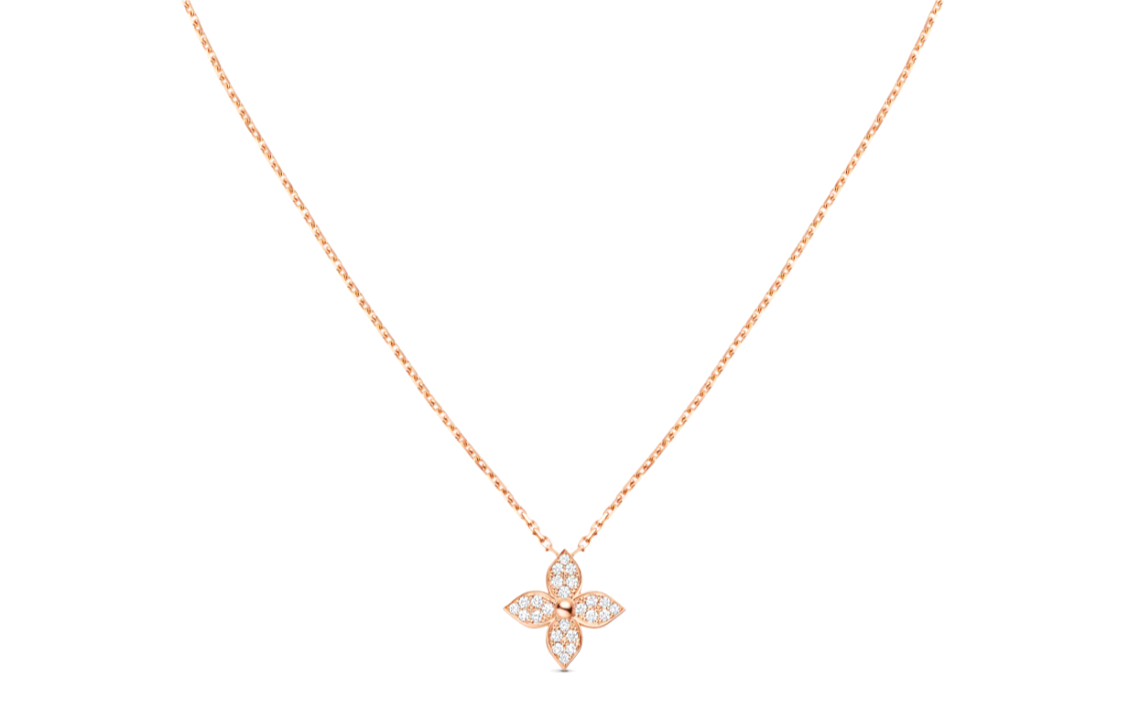 (Women) LOUIS VUITTON 18K Gold Diamond Necklace for Women - Luxury & Elegant. Q93710 圖 2