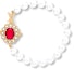 Buy (W) Gelang Wanita LOUIS VUITTON Spring 2024 Putih Detail Huruf. M1497M