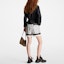 Purchase (W) 루이 비통 3D 모노그램 로고 프린트 화이트 캐주얼 쇼츠 여성 SS23 1ABSZR
