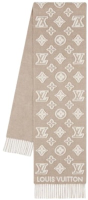 (W) 路易威登女士3D提花羊毛围巾 - 多色 M92837 Shop (W) 路易威登女士3D提花羊毛围巾 - 多色 M92837