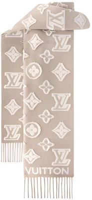 (W) 路易威登女士3D提花羊毛围巾 - 多色 M92837 Purchase (W) 路易威登女士3D提花羊毛围巾 - 多色 M92837