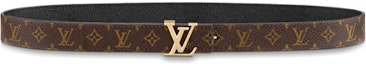 Buy (W) Louis Vuitton Sabuk Kulit Reversible 2.5cm dengan Logo dan Gesper Halus. M0570