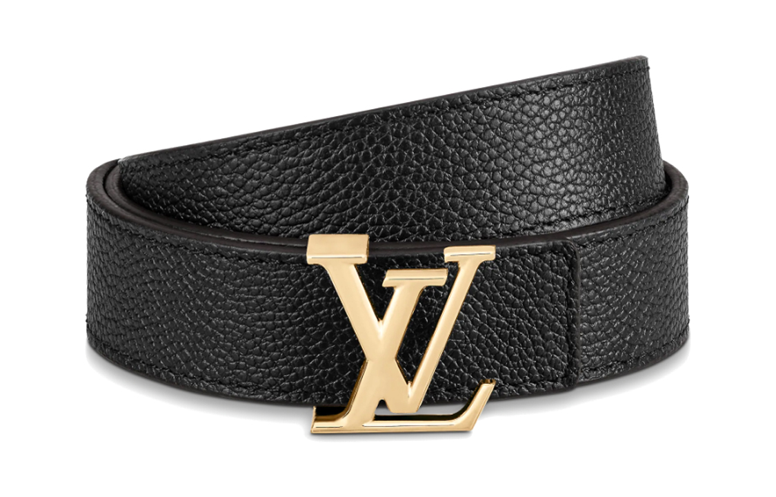Lookbook (W) Louis Vuitton Sabuk Kulit Reversible 2.5cm dengan Logo dan Gesper Halus. M0570