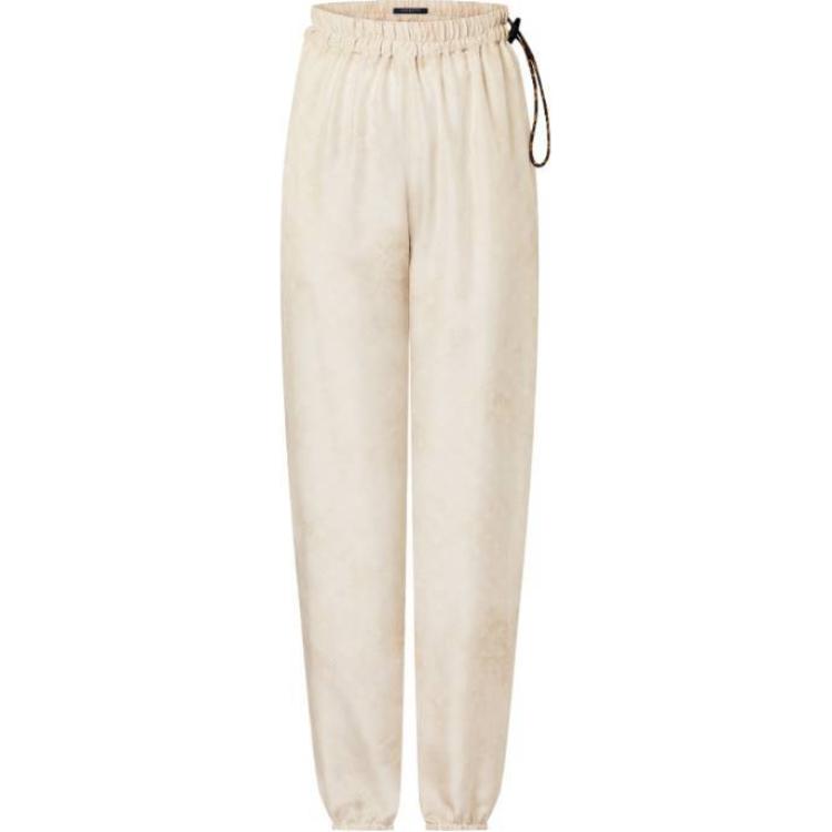 Order (W) Pantalones Jogger Beige con Cintura Elástica y Cordón Louis Vuitton. 1AFD05