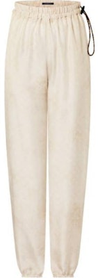 (W) Pantalones Jogger Beige con Cintura Elástica y Cordón Louis Vuitton. 1AFD05 Order (W) Pantalones Jogger Beige con Cintura Elástica y Cordón Louis Vuitton. 1AFD05