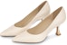 (W) Louis Vuitton 'Tumit Tinggi Runcing Beige' 1ABVXK
