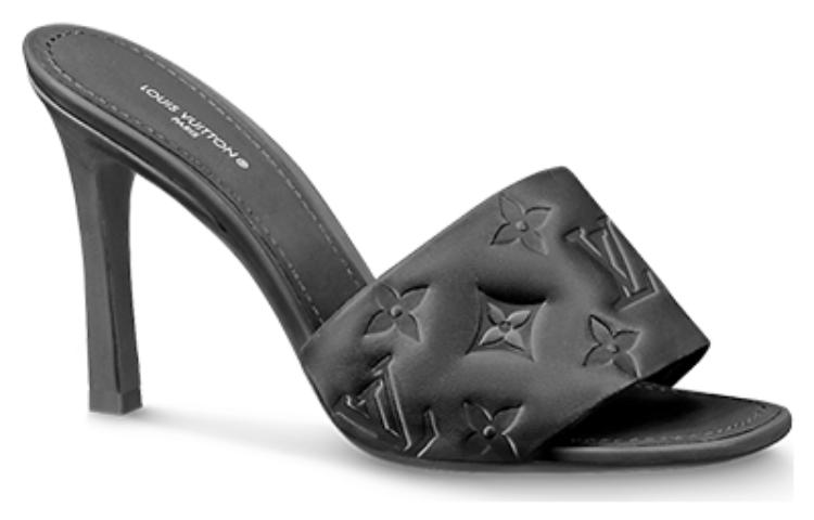 Order (Women) Louis Vuitton 'Black Fashion Toe Post Slide' 1AAIQD