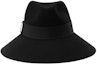 Shop (W) Sombrero Fedora Negro de Fieltro Louis Vuitton - Diseño Sólido. M5360A