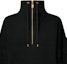 Purchase (Women) LOUIS VUITTON Black Knit Pullover High-Neck Sweater with Embossed Design 1AGCKQ