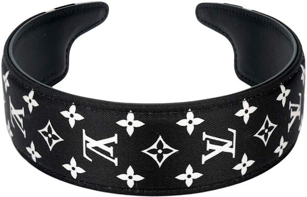 (Women) Louis Vuitton Black Silk Monogram Headband M97813 Buy (Women) Louis Vuitton Black Silk Monogram Headband M97813