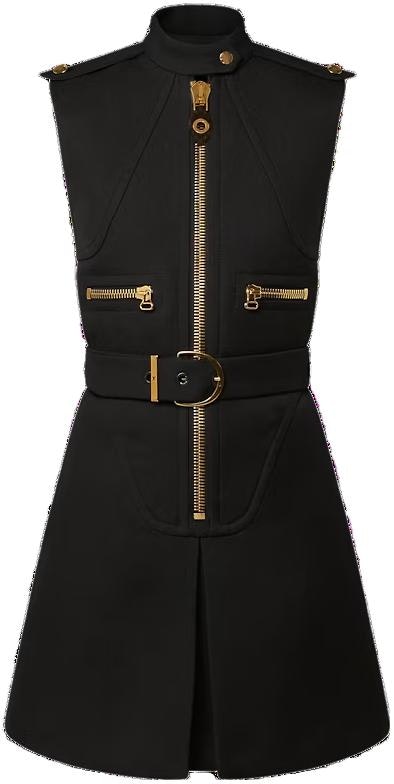 women-louis-vuitton-black-sleeveless-turtleneck-slim-fit-mini-dress-1-abquu