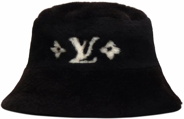 (W) Louis Vuitton Topi Bucket Reka Bentuk Hitam Solid Viscose M7848 Order (W) Louis Vuitton Topi Bucket Reka Bentuk Hitam Solid Viscose M7848