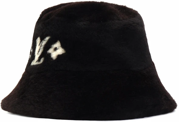 (W) Louis Vuitton Topi Bucket Reka Bentuk Hitam Solid Viscose M7848 Lookbook (W) Louis Vuitton Topi Bucket Reka Bentuk Hitam Solid Viscose M7848