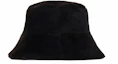 Shop (W) Louis Vuitton Topi Bucket Reka Bentuk Hitam Solid Viscose M7848