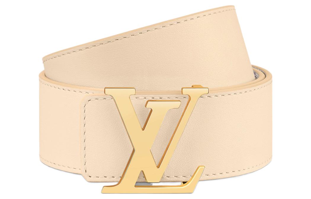 Shop (W) Cinturón Reversible Louis Vuitton Azul Cuadros 4cm. M0569Q