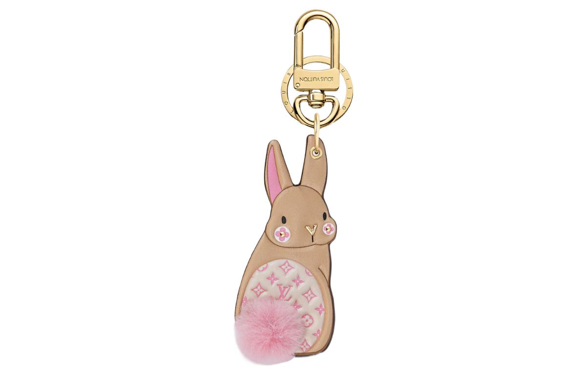 (Women) LOUIS VUITTON  Brown Bunny Pattern Fashion Keychain. M00994