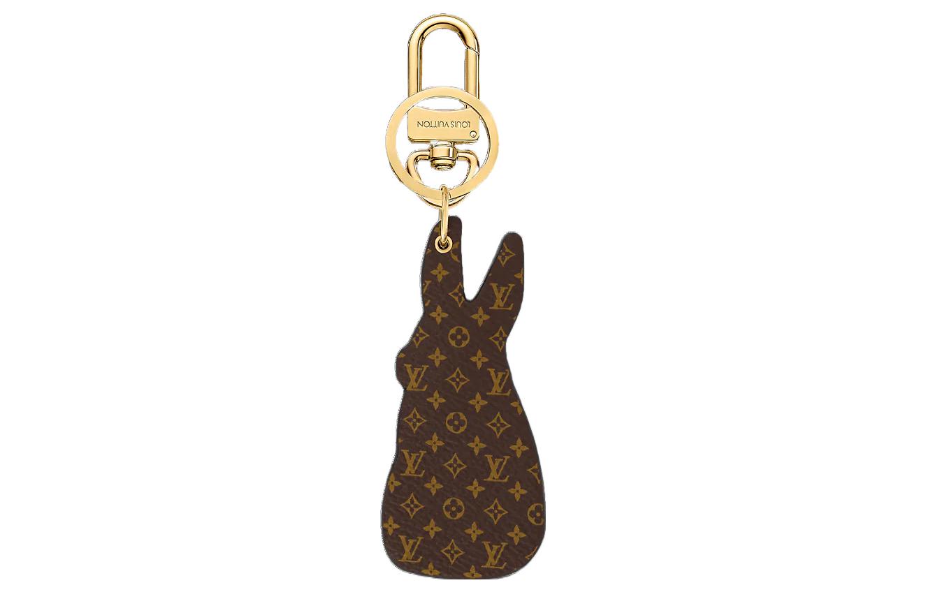 Lookbook (Women) LOUIS VUITTON  Brown Bunny Pattern Fashion Keychain. M00994