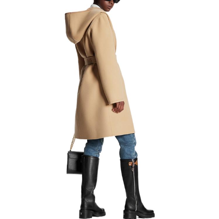 Shop (W) 路易威登 休閒標誌印花連帽外套 卡其色。 1AAASL