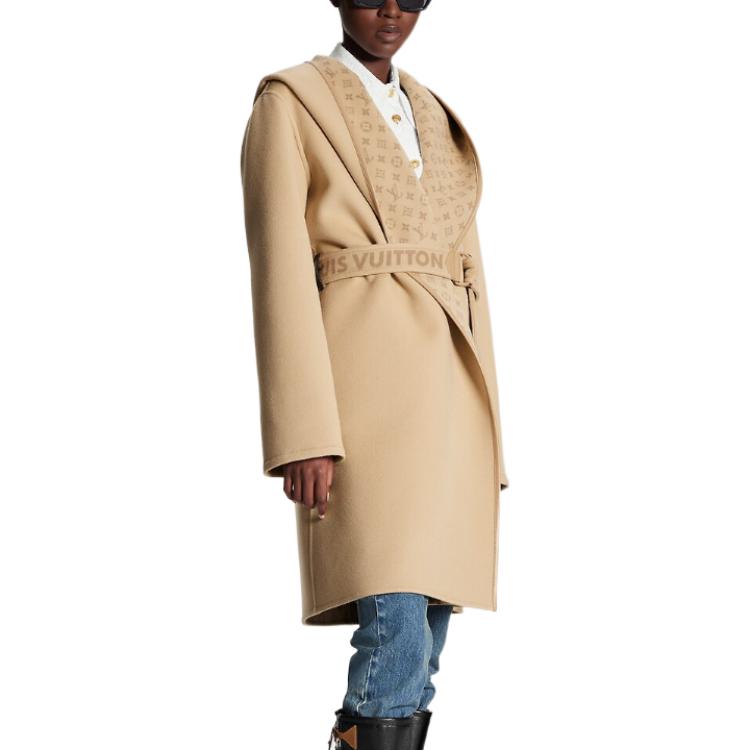 Purchase (W) 路易威登 休閒標誌印花連帽外套 卡其色。 1AAASL