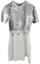Order (W) 루이 비통 캐주얼 실버-화이트 반팔 크루넥 원피스 RW181B