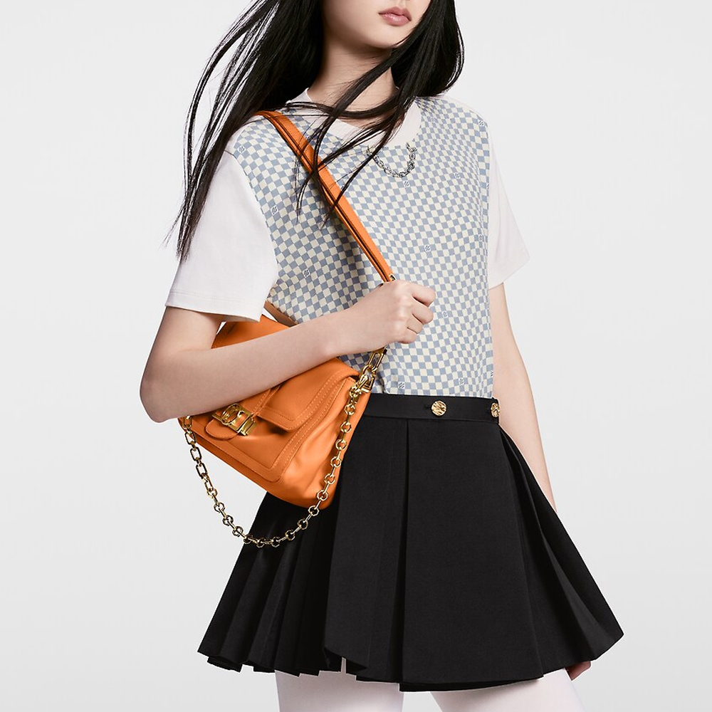 (Women) Louis Vuitton  Checkered Crew Neck T-Shirt Grey 1AFP97 圖 5