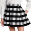 Details for (W) 루이비통 체크 플레어 미니스커트 히든 백 지퍼 캐주얼. 1AIQOZ