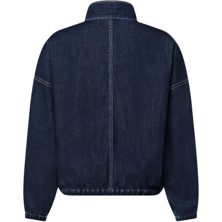 (Women) LOUIS VUITTON  Denim Jacket with Zip, Stand Collar, and Elastic Hem. 1AIQDN 圖 3
