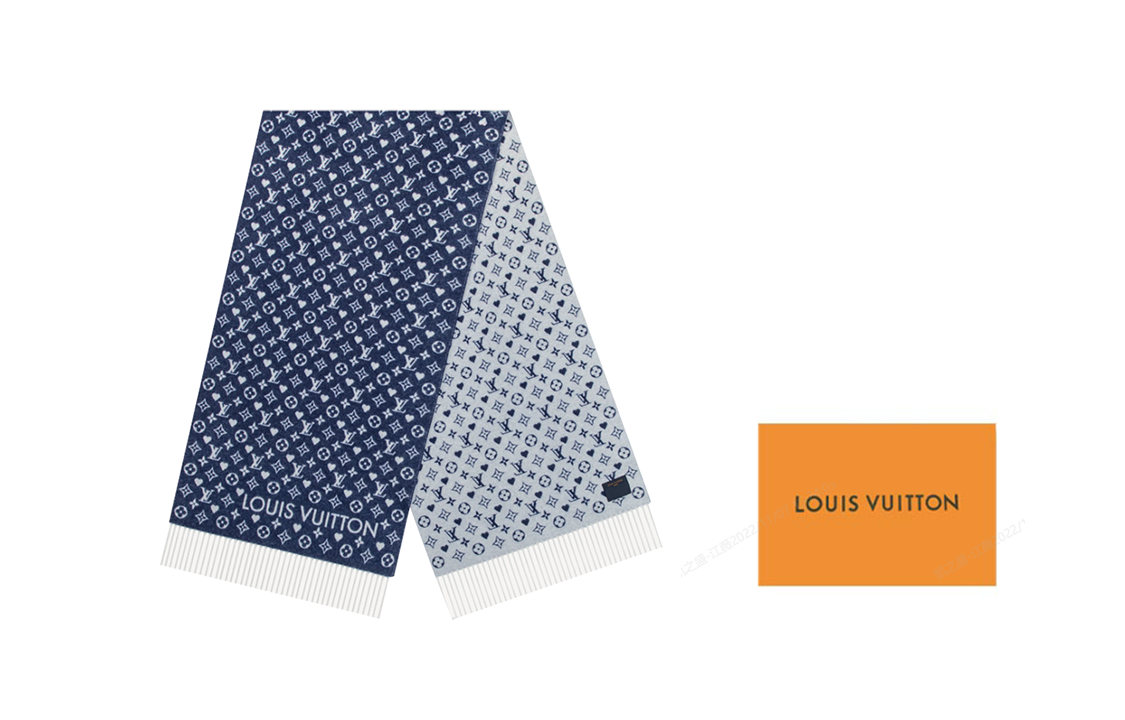 (Women) Louis Vuitton  Double-Sided Monogram Cashmere Scarf M77640 圖 2